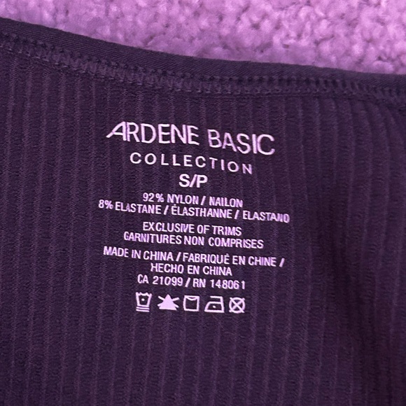 Ardene Gray Fitted Crop Tank Top - Picture 2 of 3